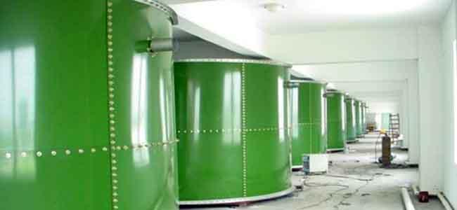 مخازن ذخیره آب سبز تیره برای سیستم های آب پاشی آتش ISO 9001 0