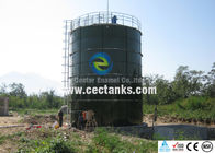 تانک های ذخیره آب فاضلاب ضد اسید / قلی شیشه ای به تانک فولادی