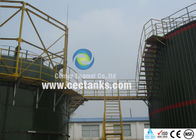 مرکز تصفیه فاضلاب CEC مخازن شیشه ای ذوب شده به فولاد برای ذخیره آب آشامیدنی