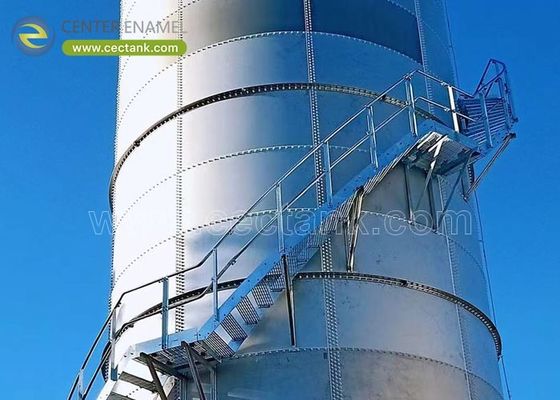مخازن آب آشامیدنی فولاد ضد زنگ قابل گسترش که با استانداردهای AWWA D103-09 طراحی شده اند