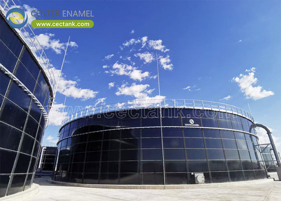 آسان جمع آوری مخازن آب شیشه ای فولاد: 20 m3 تا 60،000 m3 ظرفیت