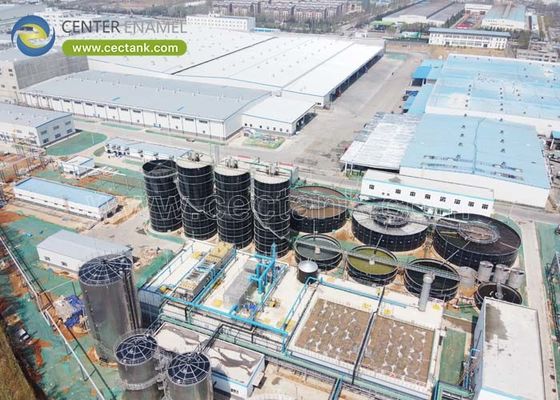 مخازن شیشه ای به فولاد: راه حل ایده آل برای کارخانه های تصفیه فاضلاب