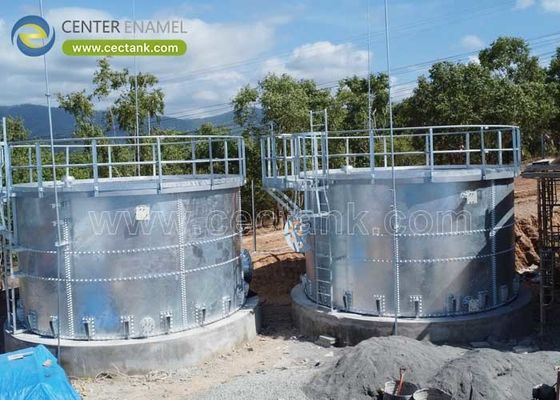 مخازن فولادی گالوانیزه محکم برای سیستم های آبیاری مزارع کشاورزی