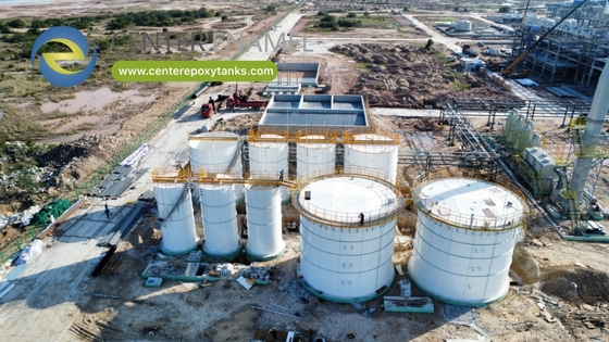 مخازن پیچ و مهره ای فولادی با پوشش اپوکسی برای فاضلاب: مدیریت پسماندهای مایع عمومی