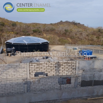 سقف گنبدی آلومینیومی برای ذخیره لجن شهری: پوششی مهر و موم شده و مقاوم در برابر خوردگی ارائه می دهد