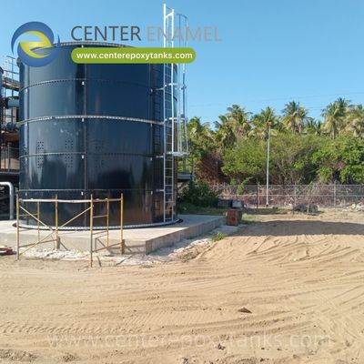 مخزن فولادی با پوشش اپوکسی برای شیرابه محل دفن زباله