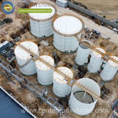 مخازن فولادی با بولت به عنوان مخازن کود دام و مرغ مخازن گاز زیستی: به طور خاص برای مقاومت در برابر آمونیاک بالا و بار های ارگانیک طراحی شده است.