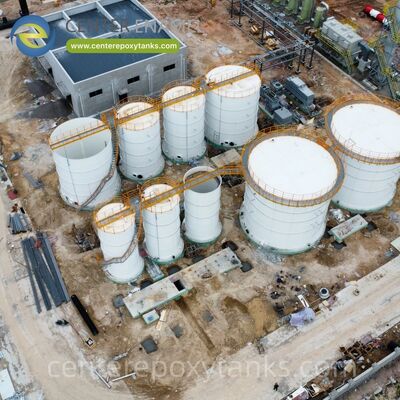 مخازن فولادی پیچ شده به عنوان مخزن کنسانتره: محفظه بادوام برای مایع جدا شده در طول فرآیند آبگیری لجن.