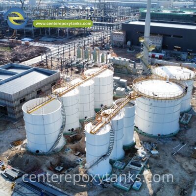 مخازن فولادی به عنوان مخازن فاضلاب آب: حجم زیادی آب را برای پرورش ماهی مدیریت می کند در حالی که در برابر خوردگی محلول نمک مقاومت می کند.