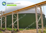 مخزن گلاس ذوب شده به فولاد با سقف غشا یا سقف آلومینیوم
