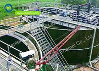 مخازن شیشه ای 12 میلی متری به فولاد برای پروژه تصفیه فاضلاب صنعتی