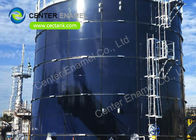 شیشه ذوب شده به فولاد مخازن ذخیره مایعات صنعتی برای آب خام