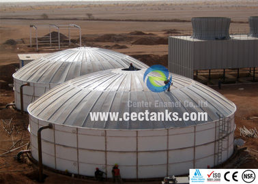 مخزن مایعات صنعتی با پوشش آلومینیومی یا سقف سفارشی