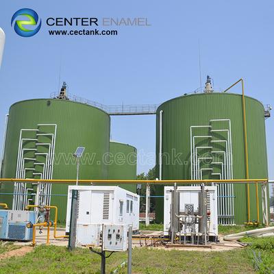 مرکز اینامل برای پروژه تصفیه فاضلاب مخازن SBR شیشه ای به فولاد فراهم می کند