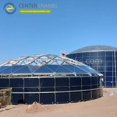 Aluminum Geodesic Dome Roof for Large Farm Water Tanks: Protects Water from Environmental Contamination