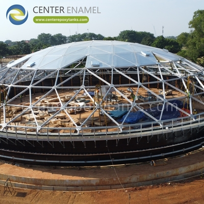 سقف گنبدی آلومینیومی برای مخازن نگهداری: پوششی قابل اعتماد برای نگهداری موقت