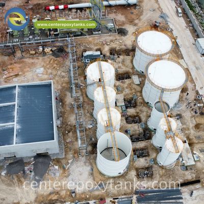 مخزن پوشش‌دار FBE برای تصفیه فاضلاب کارخانه روغن پالم - به‌طور خاص برای نگهداری با دوام POME با مواد آلی بالا طراحی شده است.