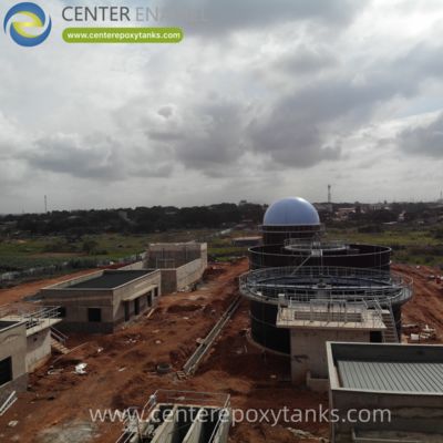 بالون نگهدارنده بیوگاز برای تصفیه فاضلاب مخزن هاضم: ذخیره سازی محصول جانبی گازی ارزشمند