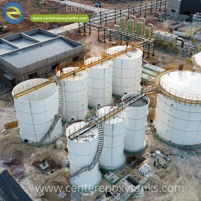 مخازن ذخیره آب بولت شده به عنوان مخازن استخر تصفیه: فرآیند رسوب را در تصفیه آب با یک ساختار ماژولار پایدار تسهیل می کند.