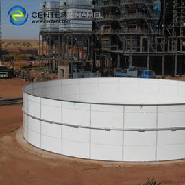 مخزن غلات سازگار با محیط زیست سیلوهای شیشه ای که به فولاد و فولاد ضد زنگ فیوز شده اند مخزن بزرگ خشک