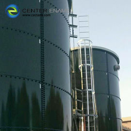 500000 گالن شیشه ای که به فولاد ذوب شده است مخازن ذخیره آب فاضلاب صنعتی