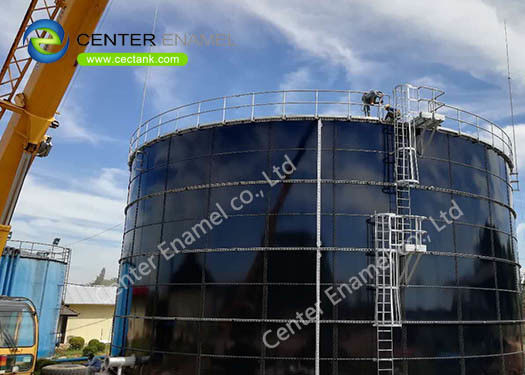 مخازن مایع فولاد بولت شده برای آب / پروژه ذخیره آب فاضلاب
