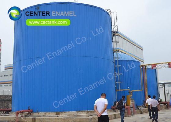 مخازن ذخیره لیچات فولادی شیشه ای برای پروژه تصفیه آب