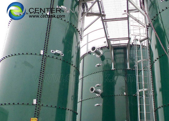 مخازن فولادی ذوب شده شیشه ای مقاوم به خوردگی برای ذخیره لیچات زباله