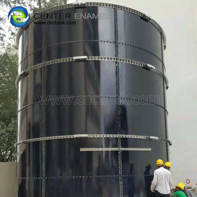 مخازن ذخیره مایعات صنعتی شیشه ای فولادی بیش از AWWA D103-09 ISO 28765