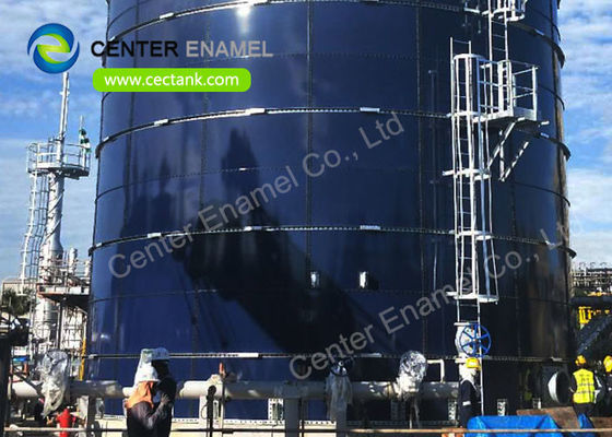 پروژه های تصفیه فاضلاب 3 میلی متری شیشه ای به فولاد مخزن ذخیره سازی بیوگاز
