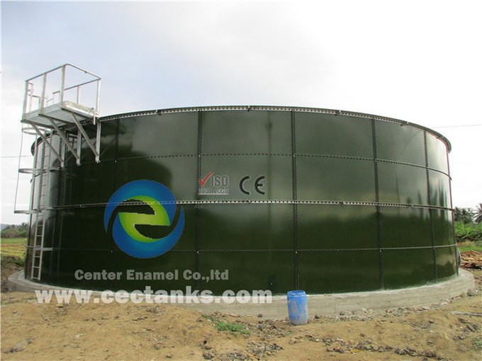 OSHA BSCI مخازن ذخیره آب سفارشی با فولاد شیشه ای ISO9001 قابل گسترش و قابل جابجایی 0